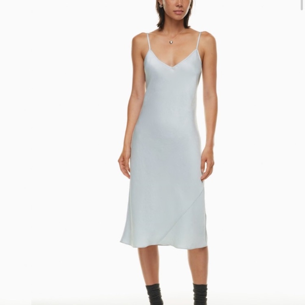 Wilfred Only Slip Satin Midi Dress